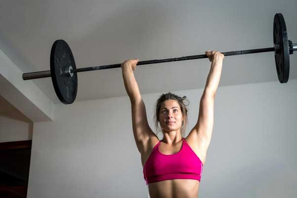 Push Press: A great move to improve shoulder strength.